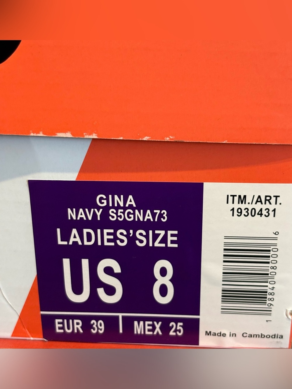JSport Womens Slip On Gina Mule Shoes Clogs Comfort (Navy)‎ Sz 8 New - Picture 5 of 5